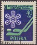 Poland - 1956 - Sports - 40 GR - Green & Blue - Polonia, Hockey - Scott 725 - Winter Olympics Academic World - 0